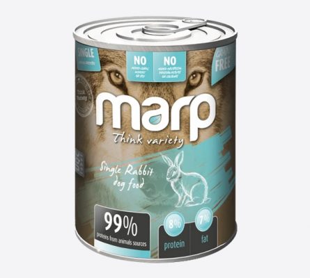 Single Rabbit – Marp Think Variety – konservai šunims – 400g