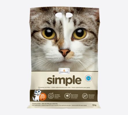 Intersand Simple – ekonomiškas kraikas katėms – 10kg