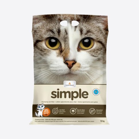 Intersand Simple – ekonomiškas kraikas katėms – 10kg
